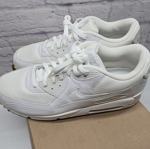 2008 Nike Air Max 90 325018 111 NSW Olympic White Men's Size 14 - Picture 6 of 11